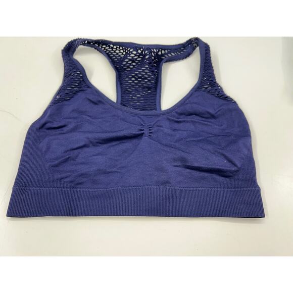 Aerie Sports Bras Set of Two Blue Racerback Mesh Seamless - Picture 9 of 16